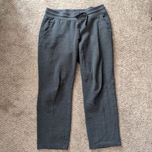 L.L.Bean Ultrasoft Sweats Joggers Small Petite Gray Drawstring Fleece Pant